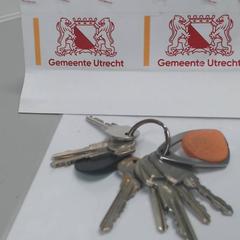سلسلة المفاتيح، كما تم الإبلاغ عنه بواسطة Gemeente Utrecht عبر iLost