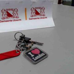 Kulcsok, amint azt Gemeente Utrecht az iLost segítségével jelentette.