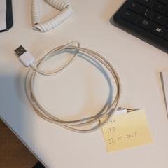 Usb-c 케이블, iLost를 사용하여 Cursus en vergadercentrum Domstad에 보고됨