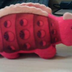 كنوفل Dino rood (Ankylosaurus)، كما تم الإبلاغ عنه بواسطة Het Spoorwegmuseum عبر iLost