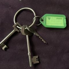 Sleutelbosje met groen label, segundo informou a iLost