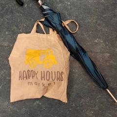 Totebag en paraplu, gisa salatu by Vrije Universiteit Brussel (VUB) iLost erabiliz