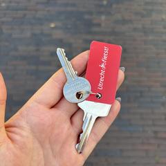 Sleutels met Utrecht fietst hanger, gerapporteerd met iLost