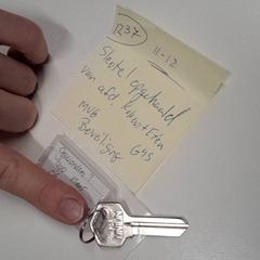 Nyckel, rapporterat av IKEA Utrecht med iLost