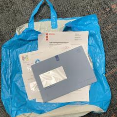 Táska, amint azt Connexxion Amstelland-Meerlanden Schiphol Zuid az iLost segítségével jelentette.