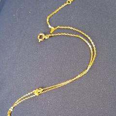 Vergulde ketting met hanger, jak zgłoszono do iLost