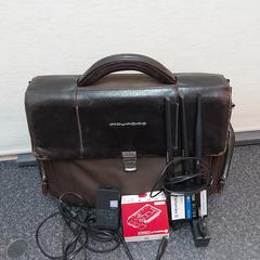 Zwart bruine piquadro tas an iLost gemeldet