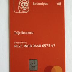 oranje betaalkaart ING، كما تم الإبلاغ عنه عبر iLost