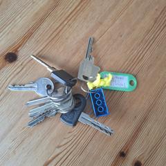 Sleutelbos met leensleutel van auto, segons s'ha informat a iLost