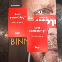 Book, as reported by Rotterdam The Hague Airport using iLost