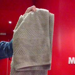 Eskuoihala silver brown towel, gisa salatu by MEININGER Hotel Roma Termini iLost erabiliz