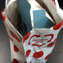 Tasje HEMA met doosje, rapporterat av Arriva Vechtdallijnen med iLost