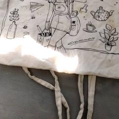 Linneväska Creme wit, rapporterat av Arriva Friesland / Groningen med iLost