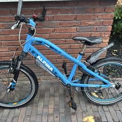 Blauwe kinderfiets, som rapportert til iLost