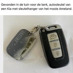 Autosleutel Kia, som rapporterats till iLost