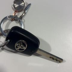 Nycklar Autosleutel Toyota met sleutelhangers, rapporterat av Gemeente Veenendaal med iLost