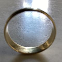 Gouden trouwring merk anjer, som rapporterats till iLost