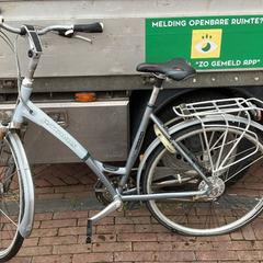 Bicicleta Batavus grijs lichtblauw, segundo informou Fietsdepot Meierijstad usando iLost