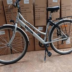 Emakumeen bizikleta Tounis Zilver-Zwart, gisa salatu by Fietsdepot Hasselt iLost erabiliz