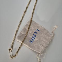 Brass safety pin necklace an iLost gemeldet