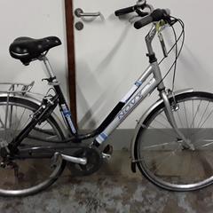 Fiets Novy  Grijs blauw, som rapportert av Fietsdepot Hasselt ved bruk av iLost