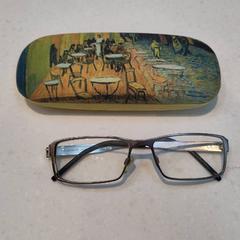 Puzdro na okuliare s okuliarmi, ako bolo nahlásené Rijksmuseum van Oudheden pomocou iLost