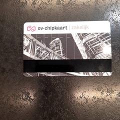 NS business card, come riportato da Rotterdam The Hague Airport utilizzando iLost