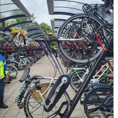 Bicicletta wit bloemetjeskrans dames mercurius, come riportato da Gemeente Barneveld utilizzando iLost