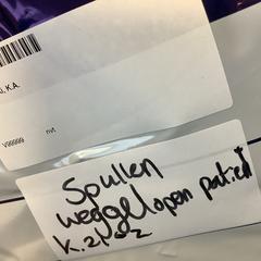 Kledingstukken, som rapportert av Diakonessenhuis Utrecht ved bruk av iLost