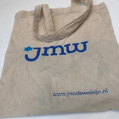 Linnen tasje (totebag), como reportado por Rijksmuseum van Oudheden utilizando o iLost