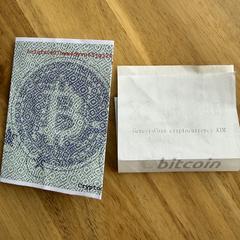 Bitcoin Receipt, amint azt az iLostnak jelentették.