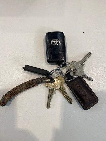 Keychain Autosleutel Toyota, 4 sleutels