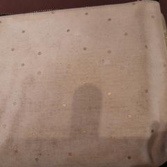 Bolsa de embrague beige, segundo informou TCL usando iLost