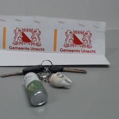 Nyckel Seltzer sleutelhanger, rapporterat av Gemeente Utrecht med iLost