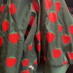 Kinderjas Groen met aardbeien, zoals gemeld door Pathé Amersfoort met iLost