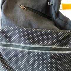 Rugzak - Zwart met witte stippen, zoals gemeld door Centraal magazijn met iLost