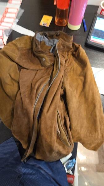 Jacket Suede bruin