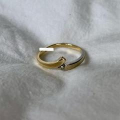 Zilveren en gouden ring met edelsteen, jak bylo nahlášeno na iLost