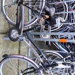 Bicicleta feminina Gazelle, segundo informou Stadswerk072 usando iLost