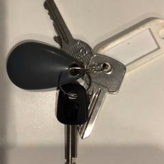 키체인 & 꼬리표 met grijze, iLost를 사용하여 Gemeente Amsterdam에 보고됨