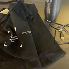 Bag, Usb-c power adapter & Thermos Cup, as reported by MEININGER Hotel Dresden Zentrum using iLost