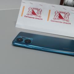 Mobiltelefon blauw Honor, som rapportert av Gemeente Utrecht ved bruk av iLost