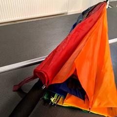 Regenschirm Regenboog kleur, gemeldet von Breng Nijmegen über iLost