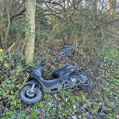 Elektrische fiets en scooter, som rapporterats till iLost