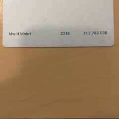 Business card Grijs, as reported by Jaarbeurs using iLost