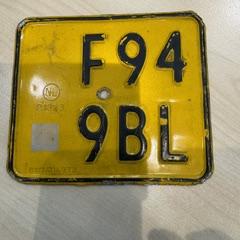 Kentekenplaat F94 9BL, iLost'a bildirildiği gibi