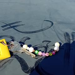 Sleutels met naam Kaylin in kraaltjes an iLost gemeldet