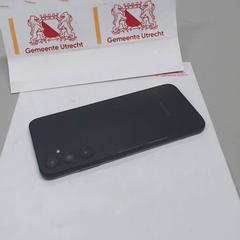 Telefono Samsung zwart, come riportato da Gemeente Utrecht utilizzando iLost
