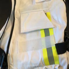 Safety vest White, as reported by MEININGER Hotel Berlin Central Station using iLost