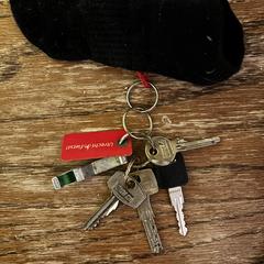 Grijze damesfiets met sleutels erin, como reportado ao iLost